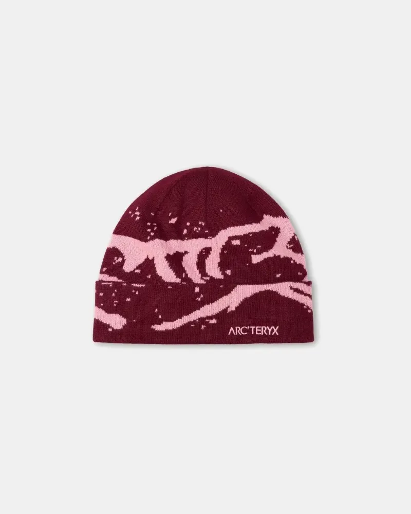 Arc'teryx grotto pattern beanie hat Rot
