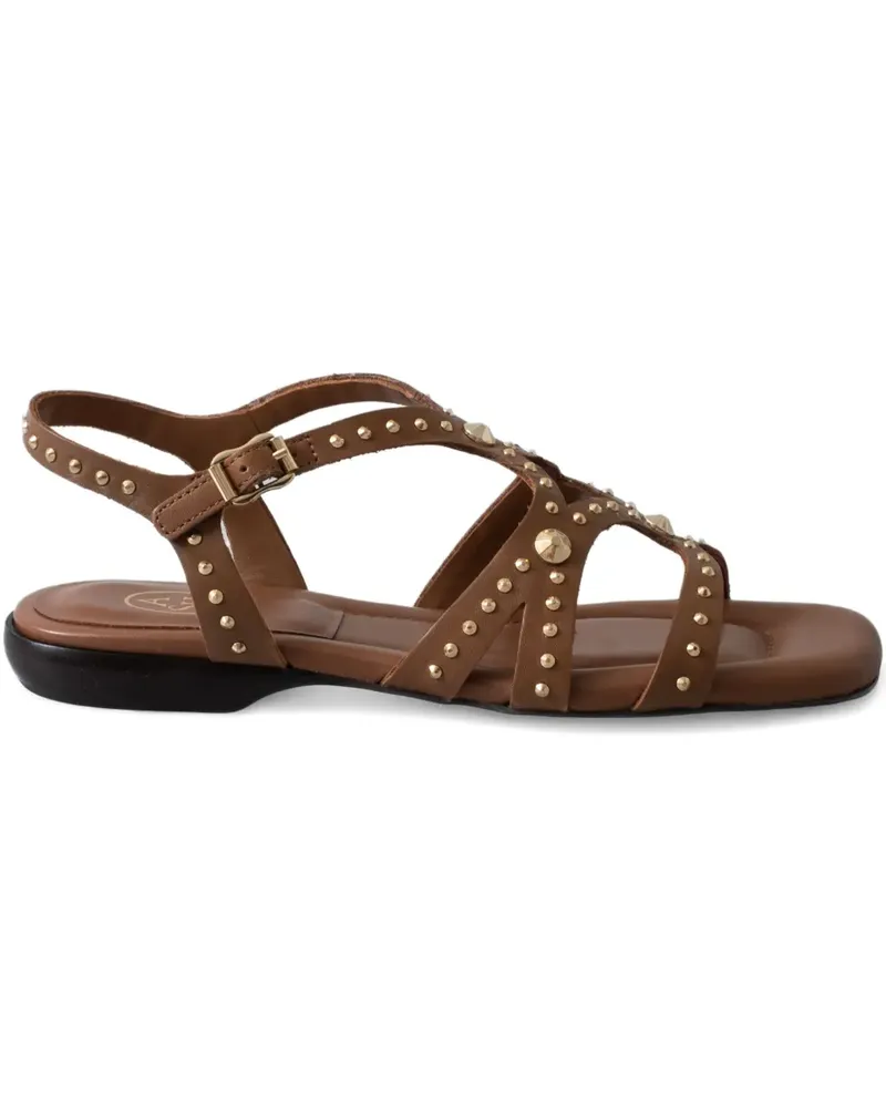 ash Sandalen aus Leder - Braun Braun