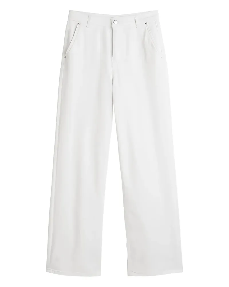 Marc O'Polo Jeans mit Logo-Patch - Weiß Weiß