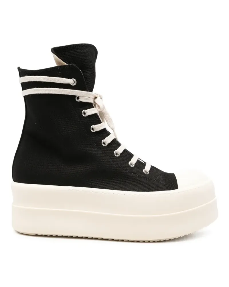DRKSHDW by Rick Owens High-Top-Sneakers mit Plateausohle - Schwarz Schwarz
