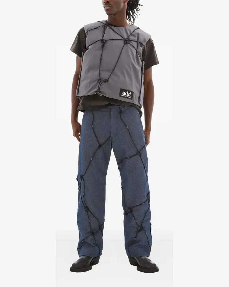 WHO DECIDES WAR Hose mit geradem Bein - Blau Blau