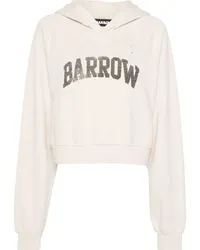 BARROW Hoodie mit Logo-Print Nude