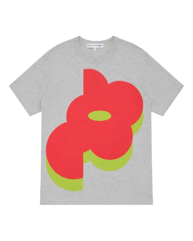 Comme des Garçons graphic-print T-shirt - Grau Grau