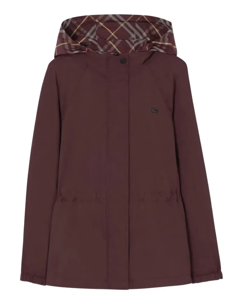 Burberry Wendbare Check Nylonjacke mit Kapuze - Braun Braun