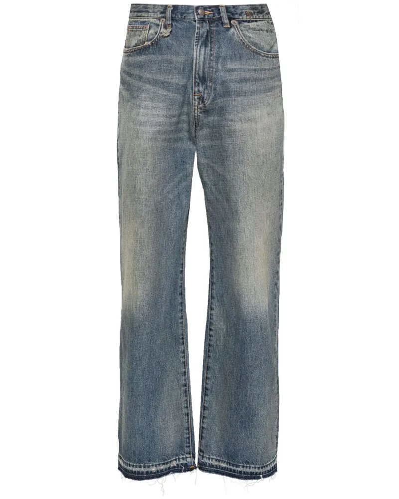 R13 D-Arcy Jeans mit hohem Bund - Blau Blau