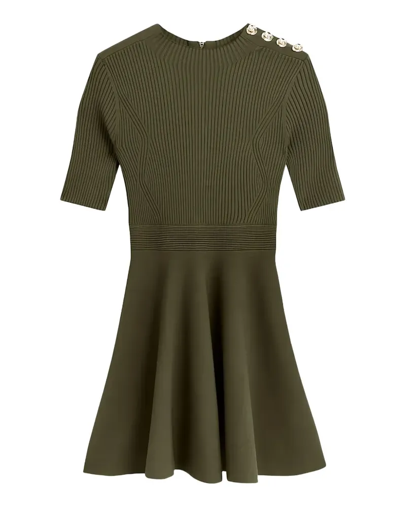 Ted Baker Lilano Minikleid aus geripptem Strick - Grün Grün