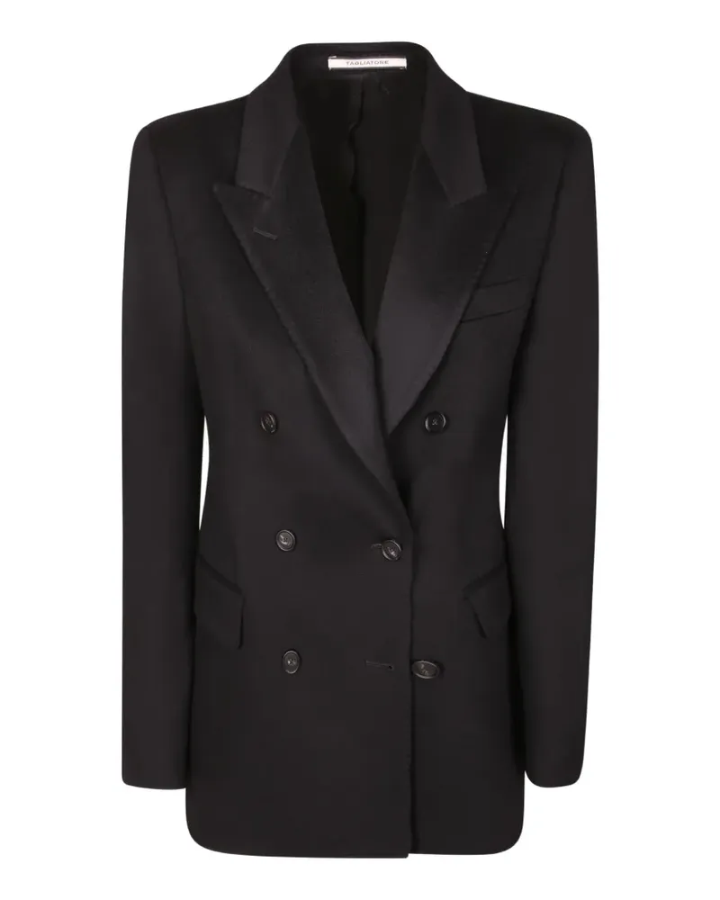 Tagliatore Doppelreihiger Blazer - Schwarz Schwarz