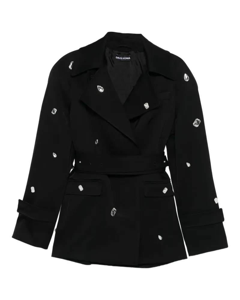 David Koma Jacke mit Verzierungen - Schwarz Schwarz