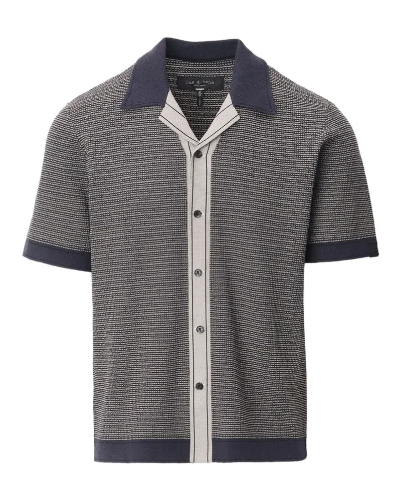 Rag & Bone short-sleeves shirt - Blau Blau