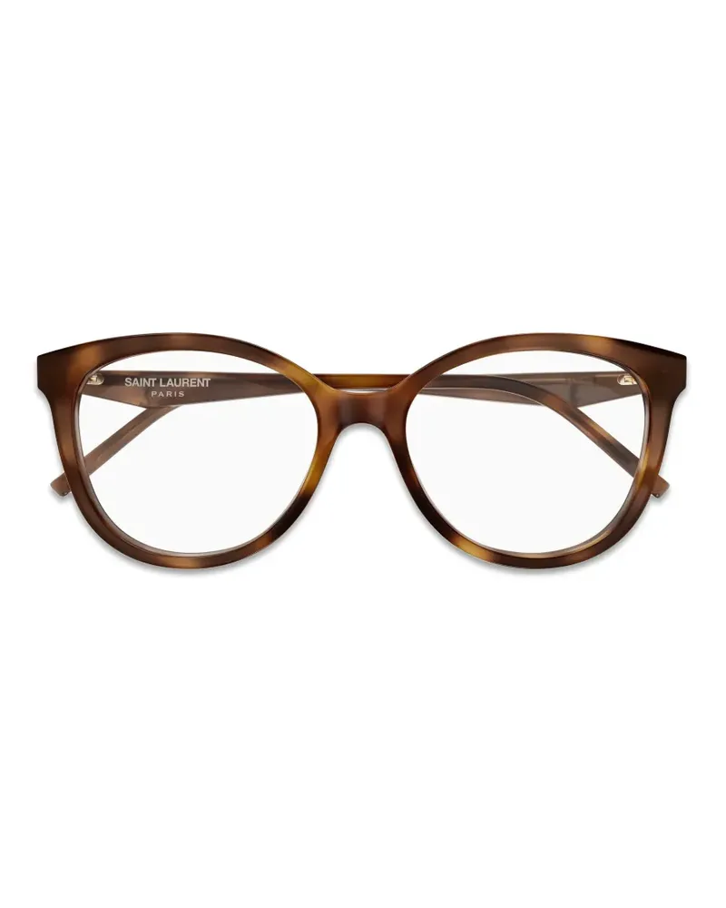 Saint Laurent Cat-Eye-Brille in Schildpattoptik - Braun Braun