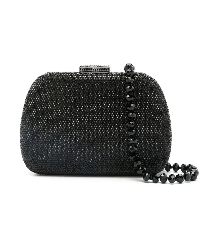 Serpui Angel Clutch mit Pailletten - Schwarz Schwarz
