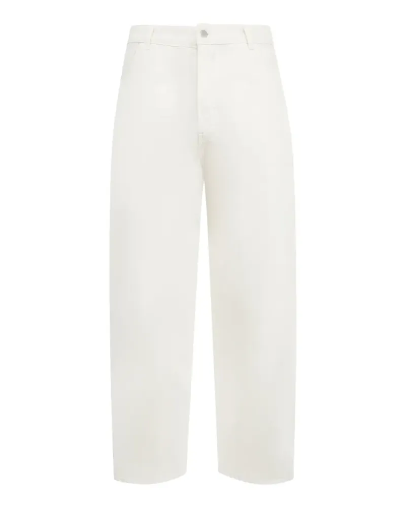 Studio Nicholson Jeans mit Logo-Patch - Weiß Weiß