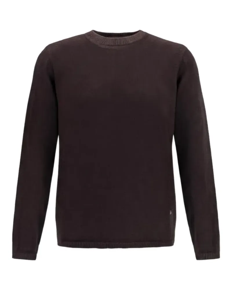 Brooksfield Pullover mit geripptem Besatz - Braun Braun