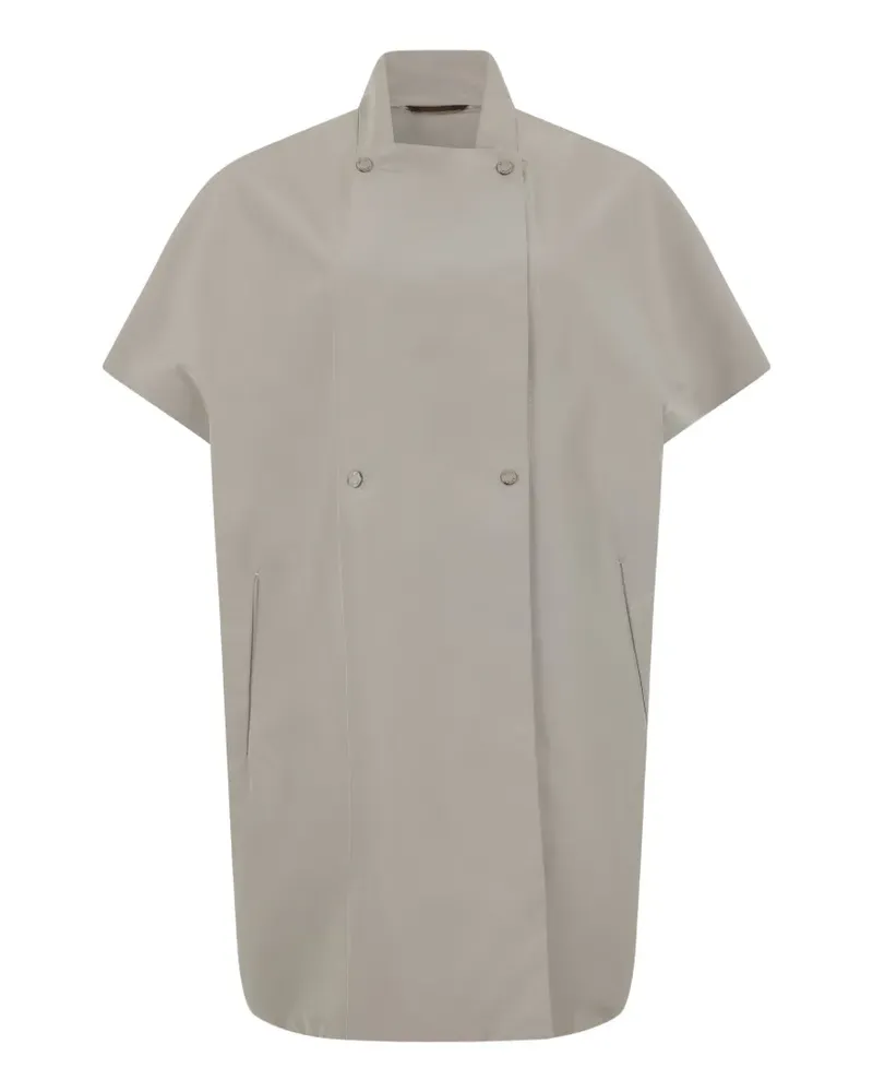 MOORER short-sleeves overcoat - Grau Grau