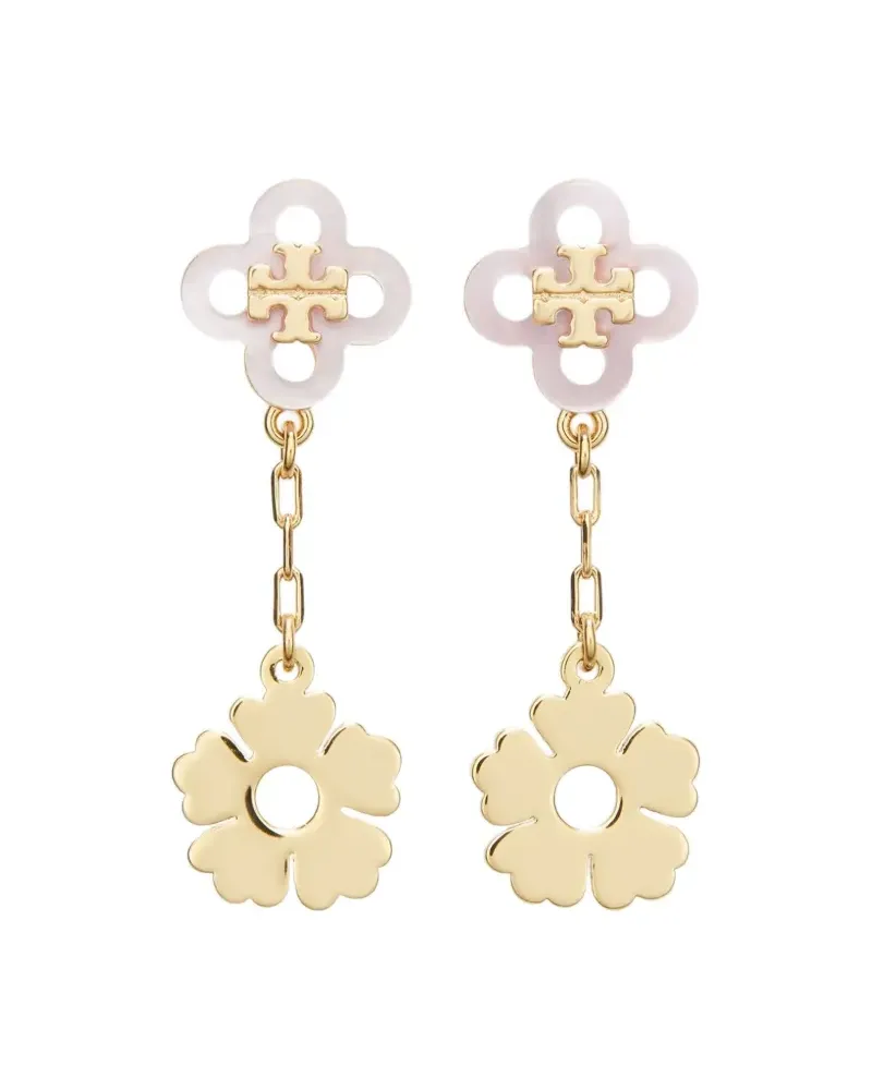 Tory Burch Ohrringe mit Kleeblatt - Gold Gold