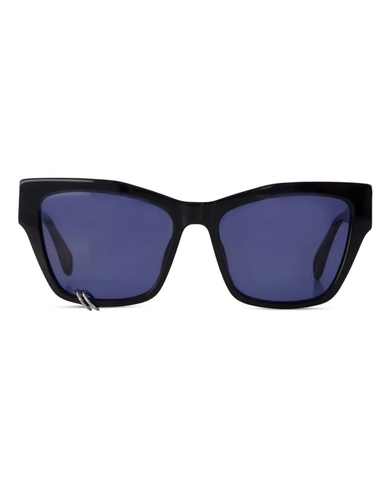 Zadig & Voltaire Eckige Brille mit Nieten - Schwarz Schwarz