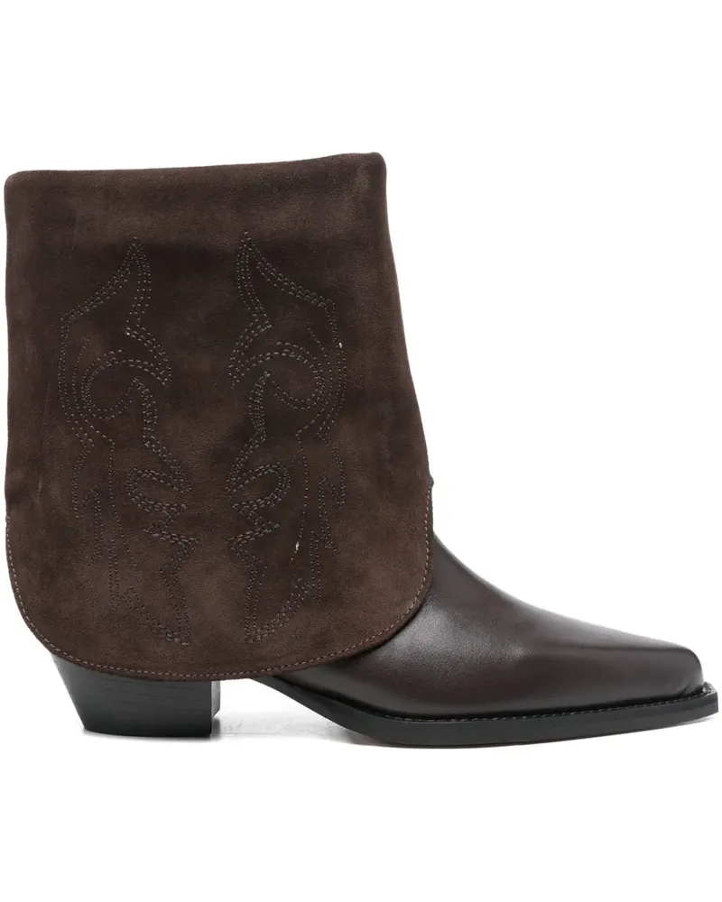 Bibi Lou Stiefel mit spitzer Kappe 50mm - Braun Braun