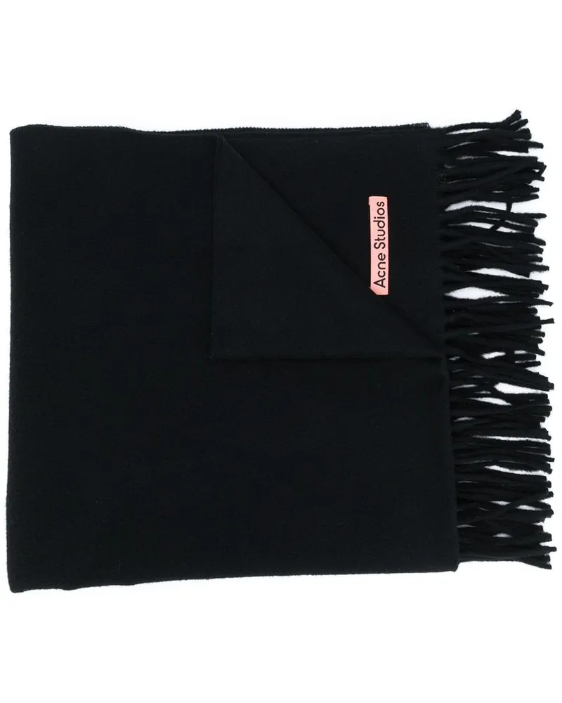 Acne Studios Canada New' Schal mit Fransen - Schwarz Schwarz
