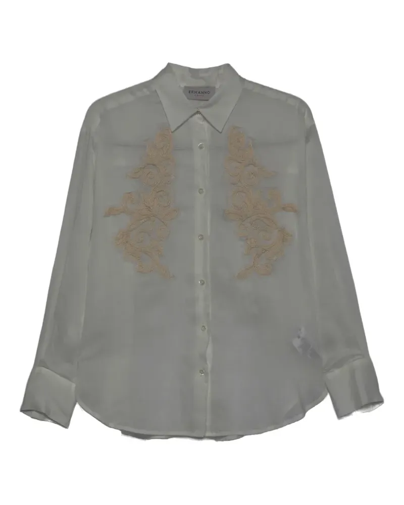 Ermanno Scervino embroidery shirt - Weiß Weiß