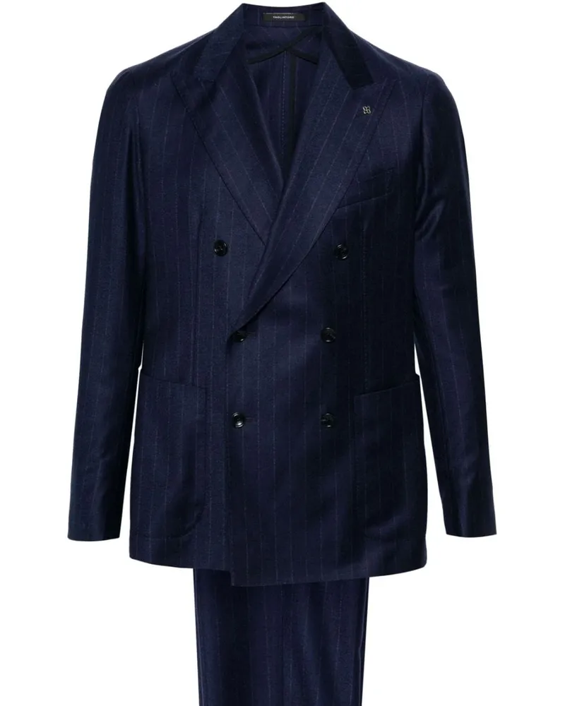 Tagliatore Anzug mit Nadelstreifen - Blau Blau