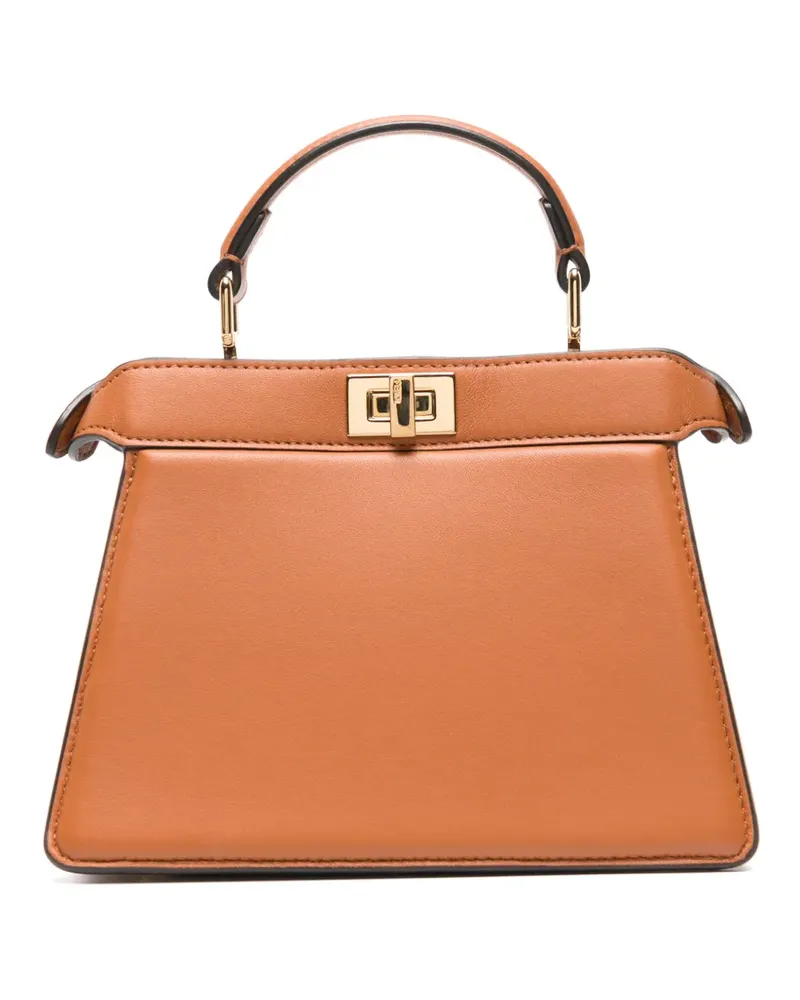 Fendi Petite Peekaboo ISeeU Tote Bag - Braun Braun