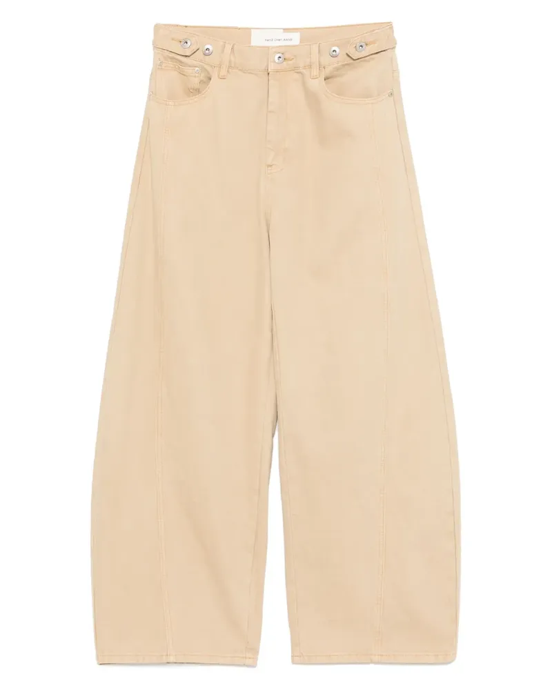 Feng Chen Wang Jeans mit weitem Bein - Nude Nude