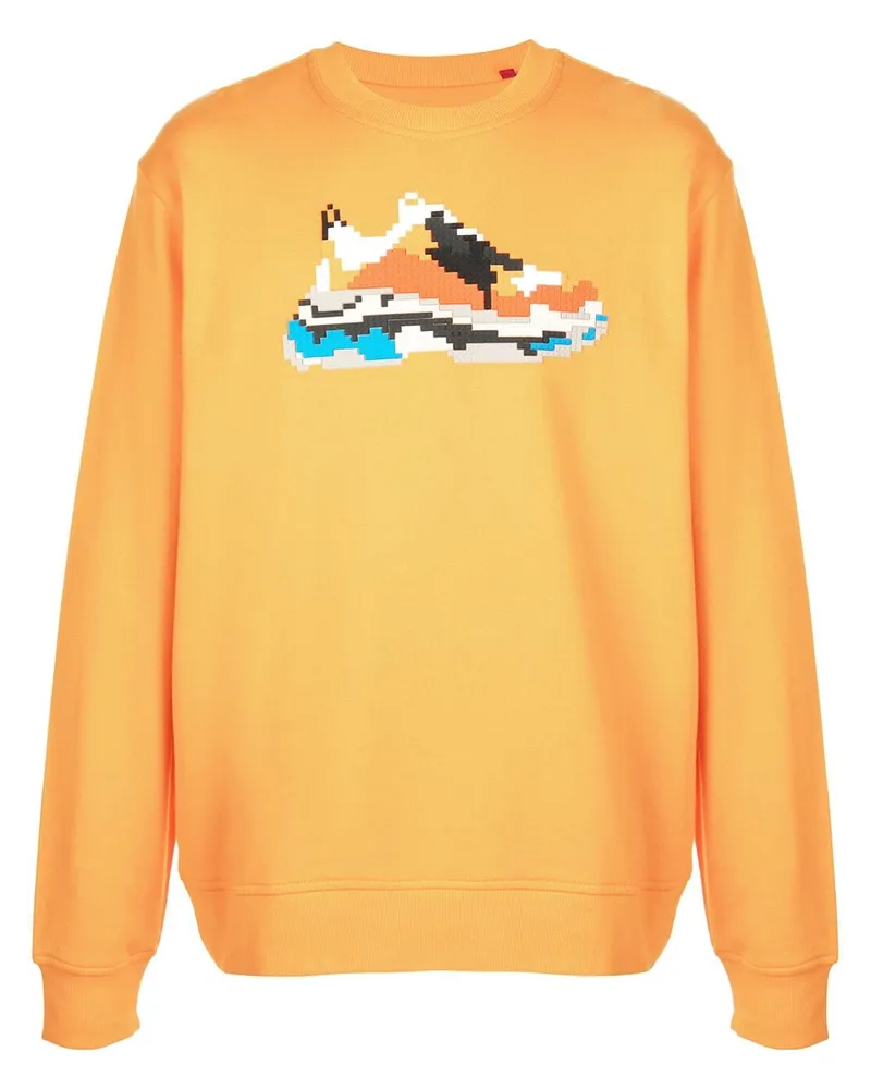 Mostly Heard Rarely Seen Vibrante Wave' Sweatshirt Orange