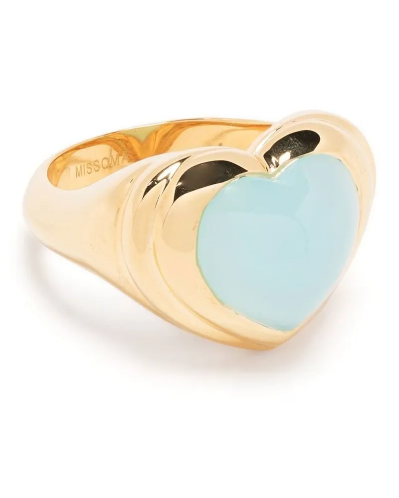 Missoma Jelly Heart Ring - Gold Gold