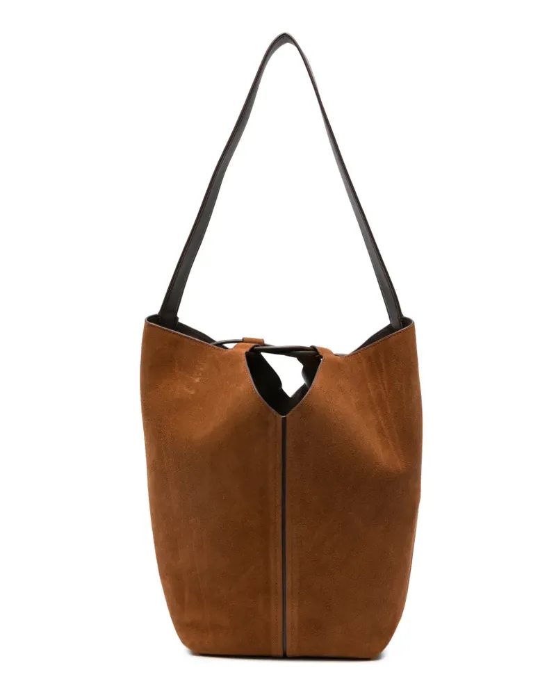 HEREU Riba Tote Bag aus Wildleder - Nude Nude