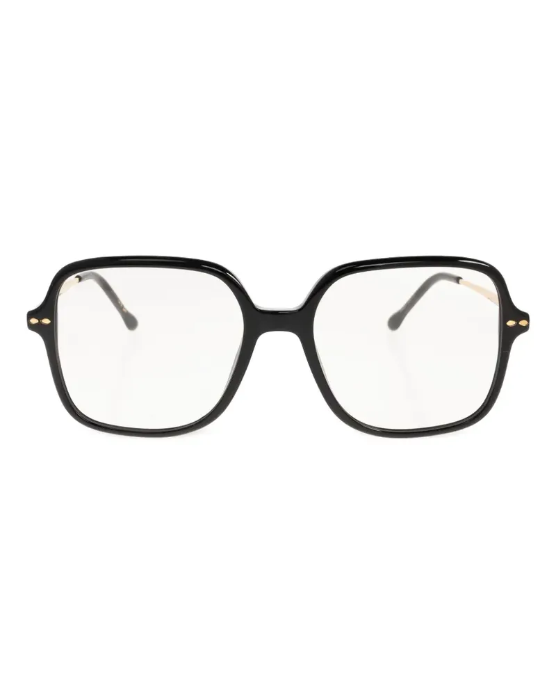 Isabel Marant geometric-frame glasses - Schwarz Schwarz
