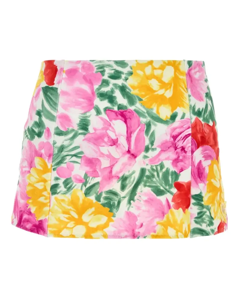 Chloé Rock mit Blumenprint - Weiß Weiß