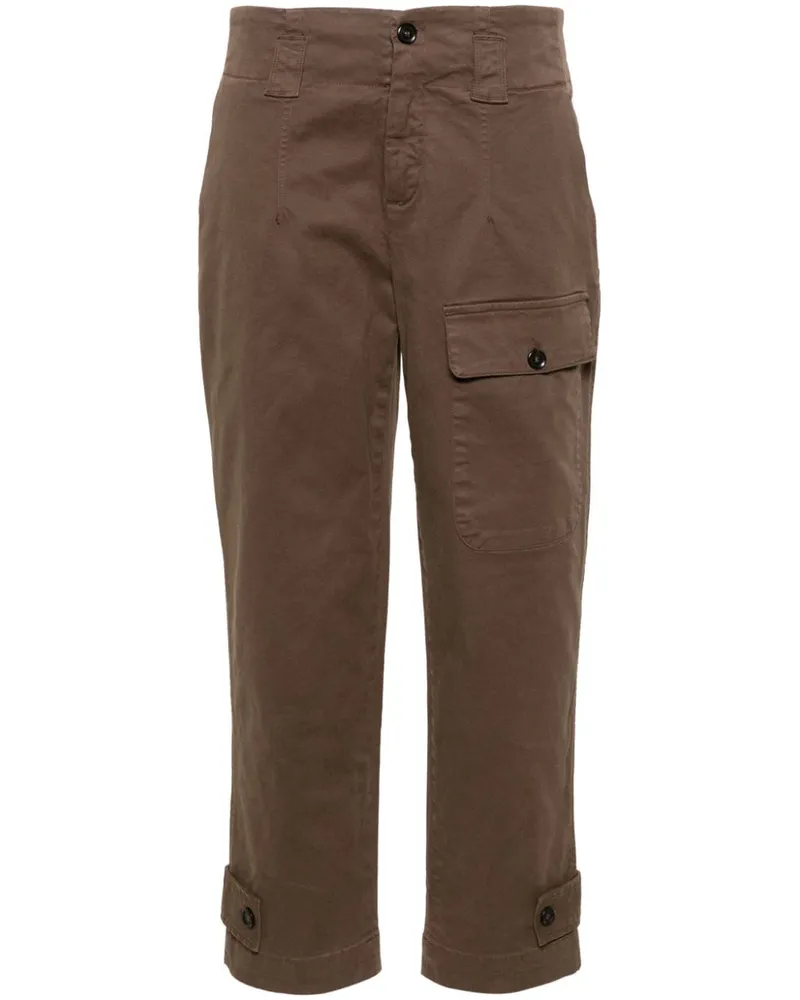 Pinko Tapered-Hose aus Gabardine - Braun Braun