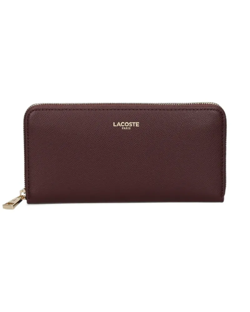 Lacoste Portemonnaie mit Logo-Print - Rot Rot