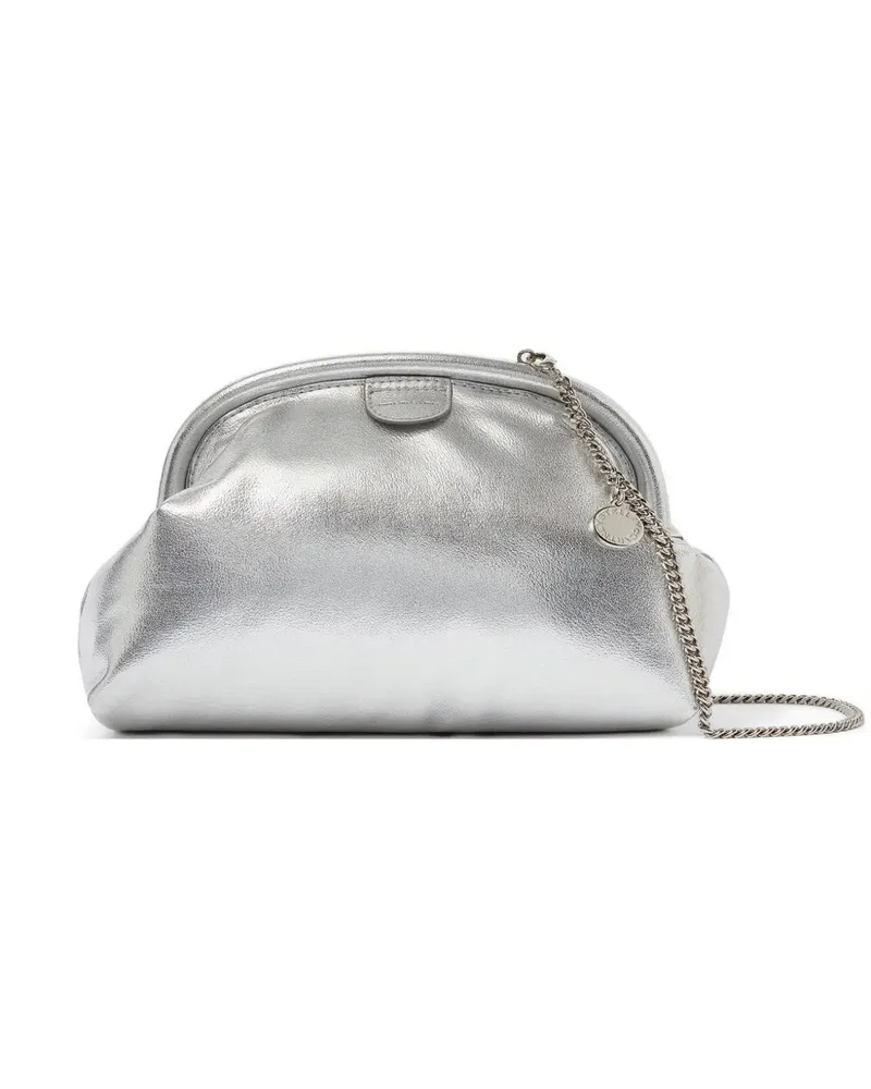 Stella McCartney chain-strap clutch bag - Silber Silber