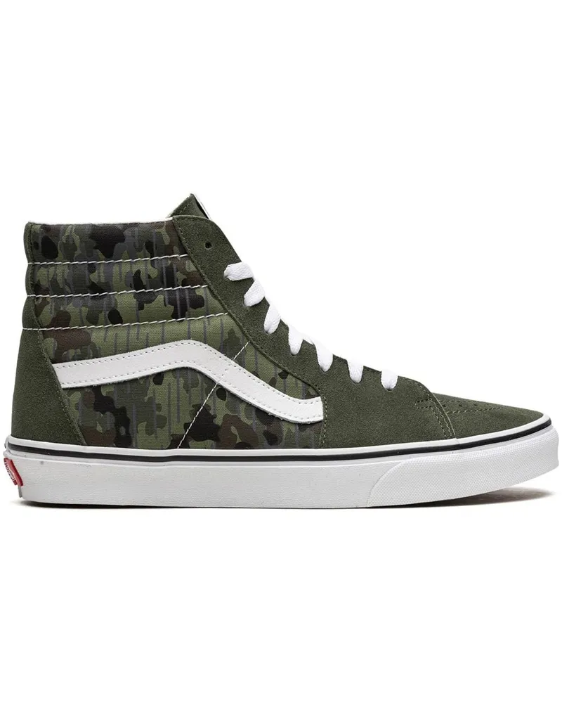 Vans SK8-Hi Rain Camo Green Sneakers Grün