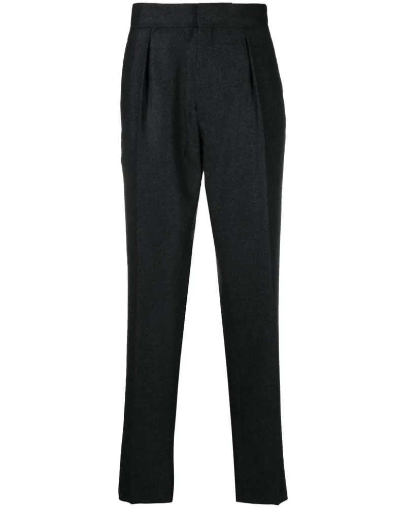 Ermenegildo Zegna Tapered-Hose aus Filz - Grau Grau