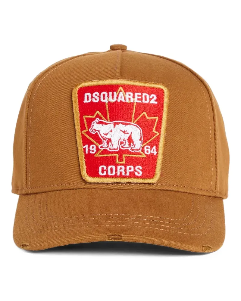 Dsquared2 Baseballkappe mit Canadian-Patch - Braun Braun