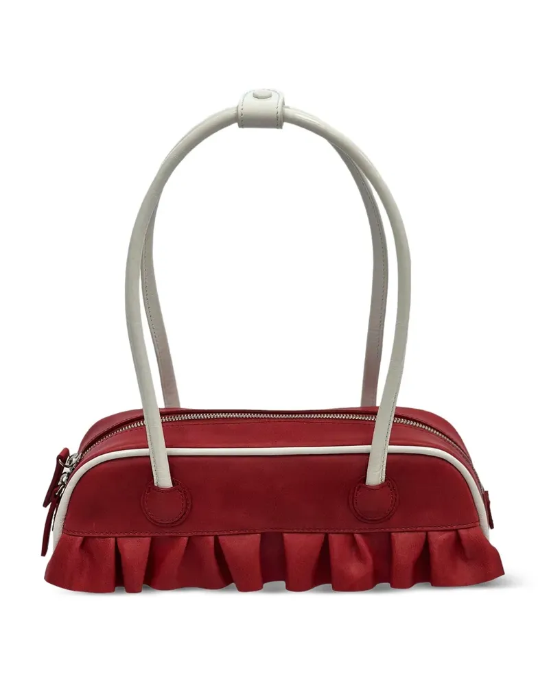 Marge Sherwood x Peanuts crinkle piping boston bag - Rot Rot