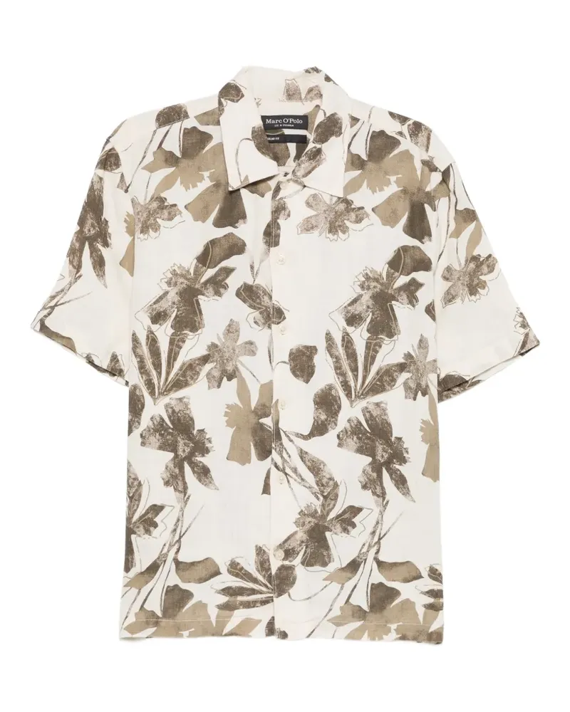 Marc O'Polo floral-print short-sleeve shirt - Nude Nude