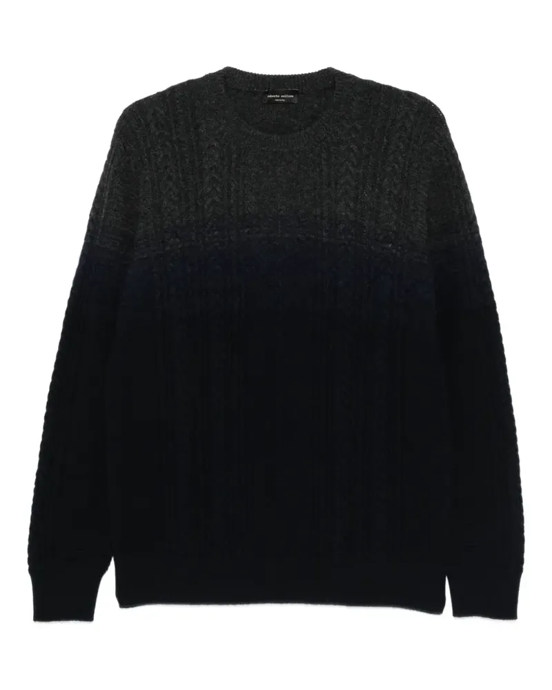 Roberto Collina Pullover mit Rundhalsausschnitt - Blau Blau