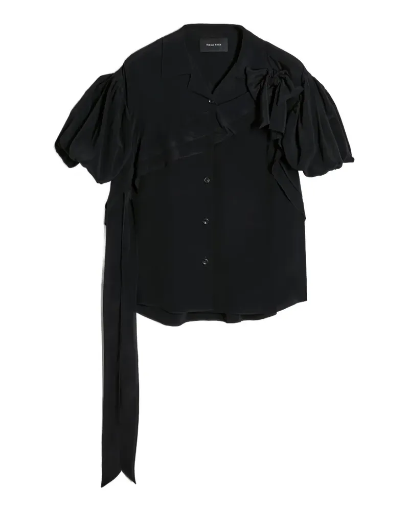 Simone Rocha puff-sleeves shirt - Schwarz Schwarz