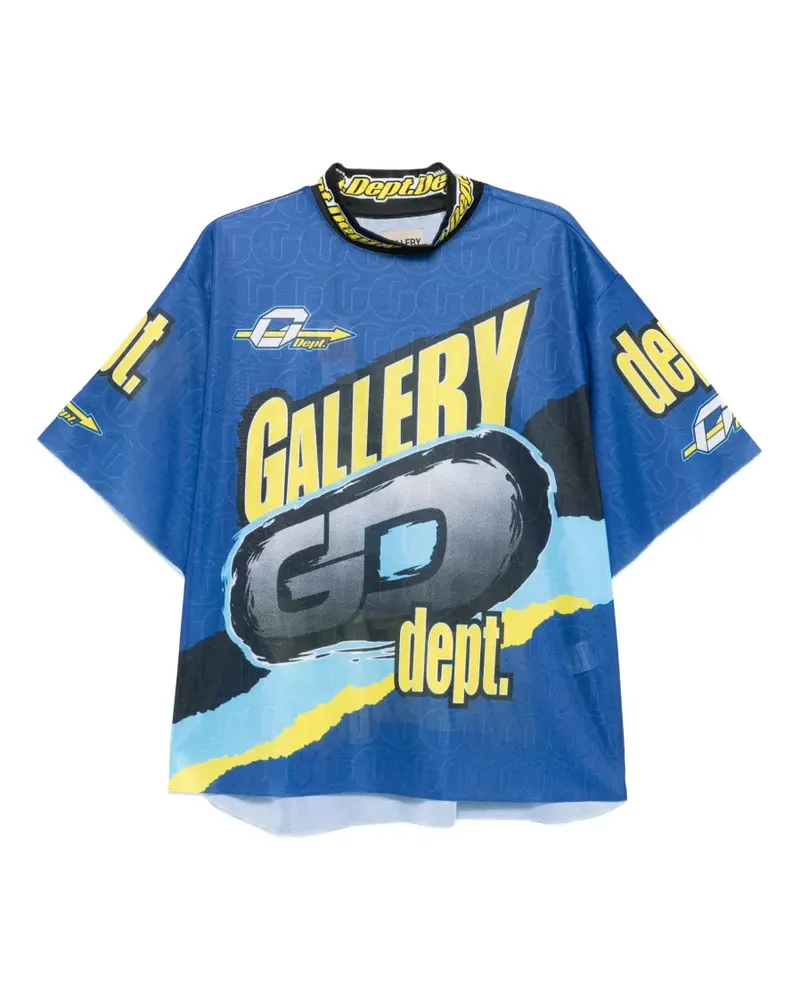GALLERY DEPT. graphic-print crew-neck T-shirt - Blau Blau
