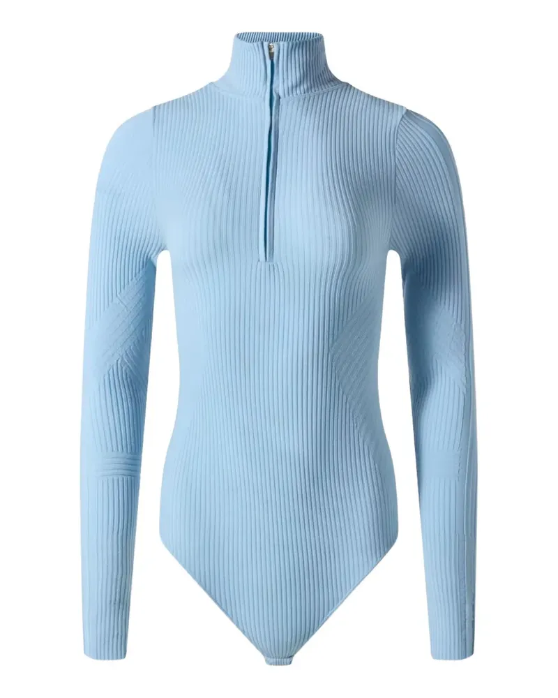 Perfect Moment Baselayer-Body aus Wollgemisch - Blau Blau