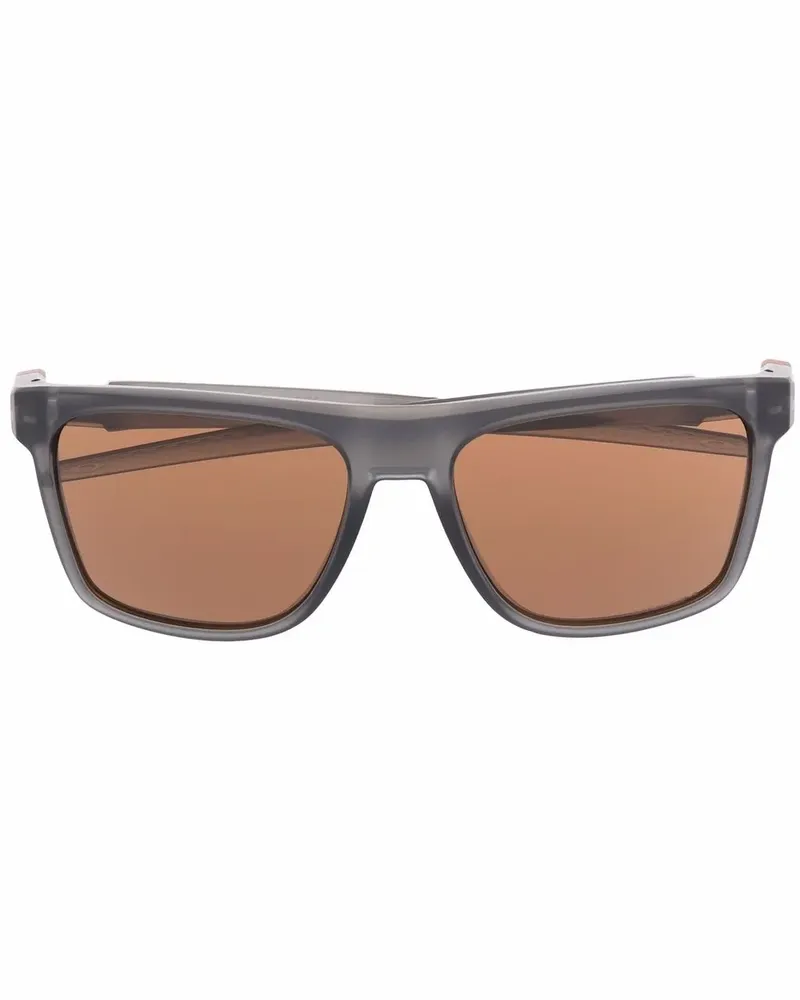Oakley Eckige Leffingwell Sonnenbrille - Grau Grau