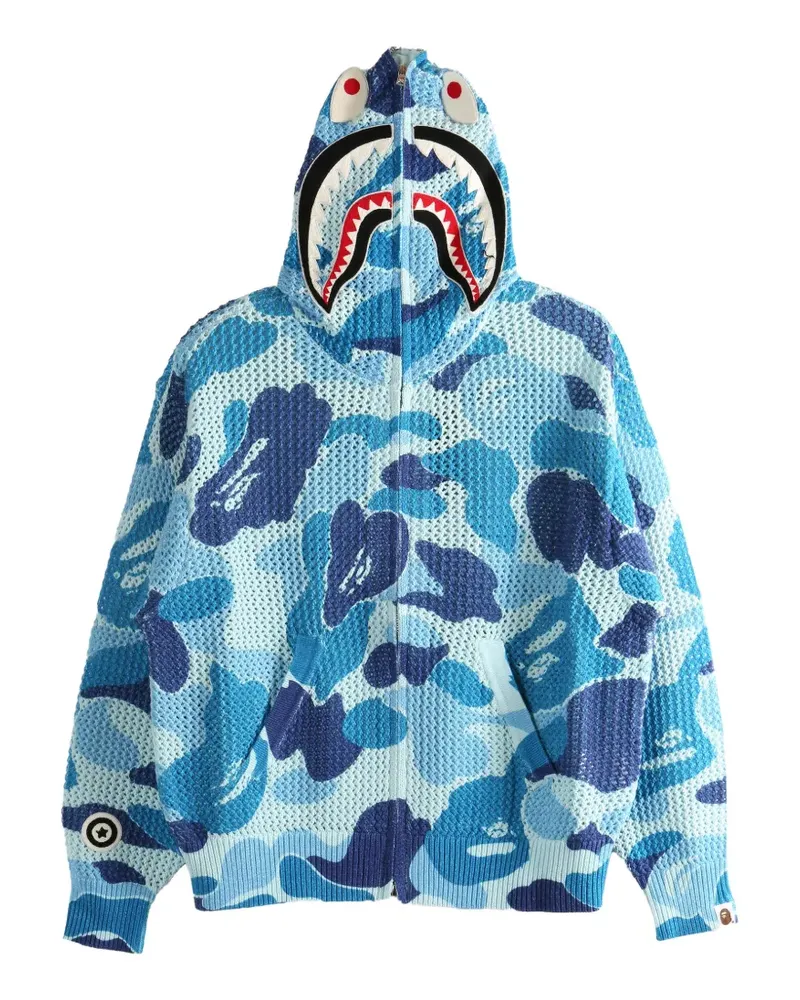 BAPE printed hoodie - Blau Blau