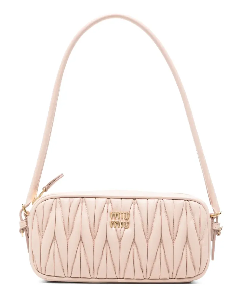 Miu Miu Schultertasche aus Leder - Rosa Rosa