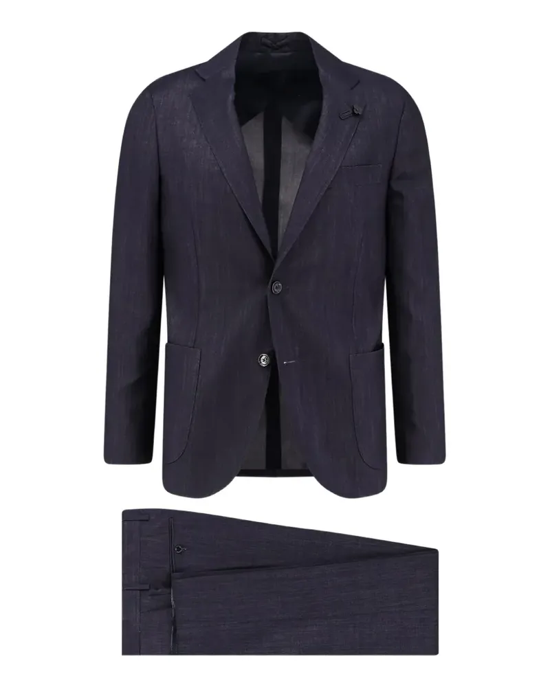 LARDINI Iconic Anzug - Blau Blau