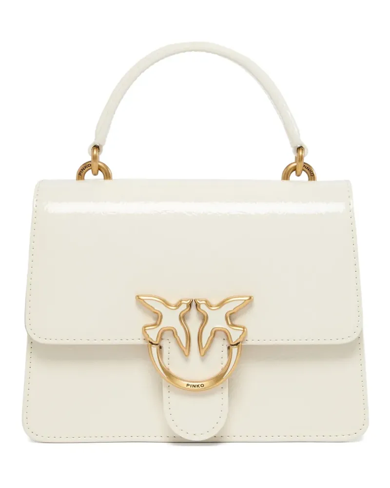 Pinko Love Birds Mini-Tasche - Weiß Weiß