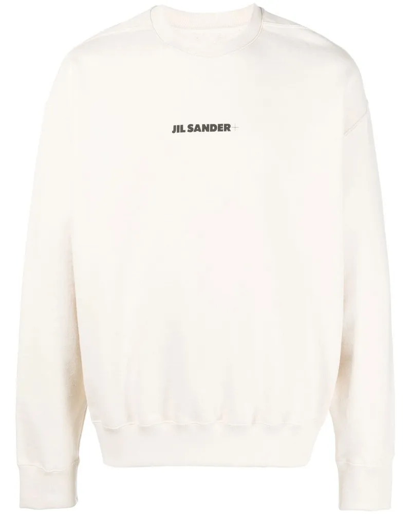 Jil Sander Sweatshirt mit Logo-Print - Nude Nude