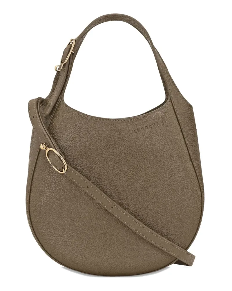 Longchamp Runde Le Foulonné Handtasche - Braun Braun
